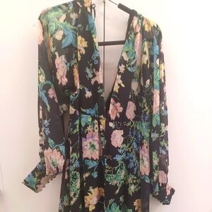 ASOS floral women's maxi dress SZ 8